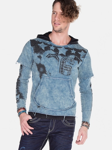 Sweat-shirt CIPO & BAXX en bleu