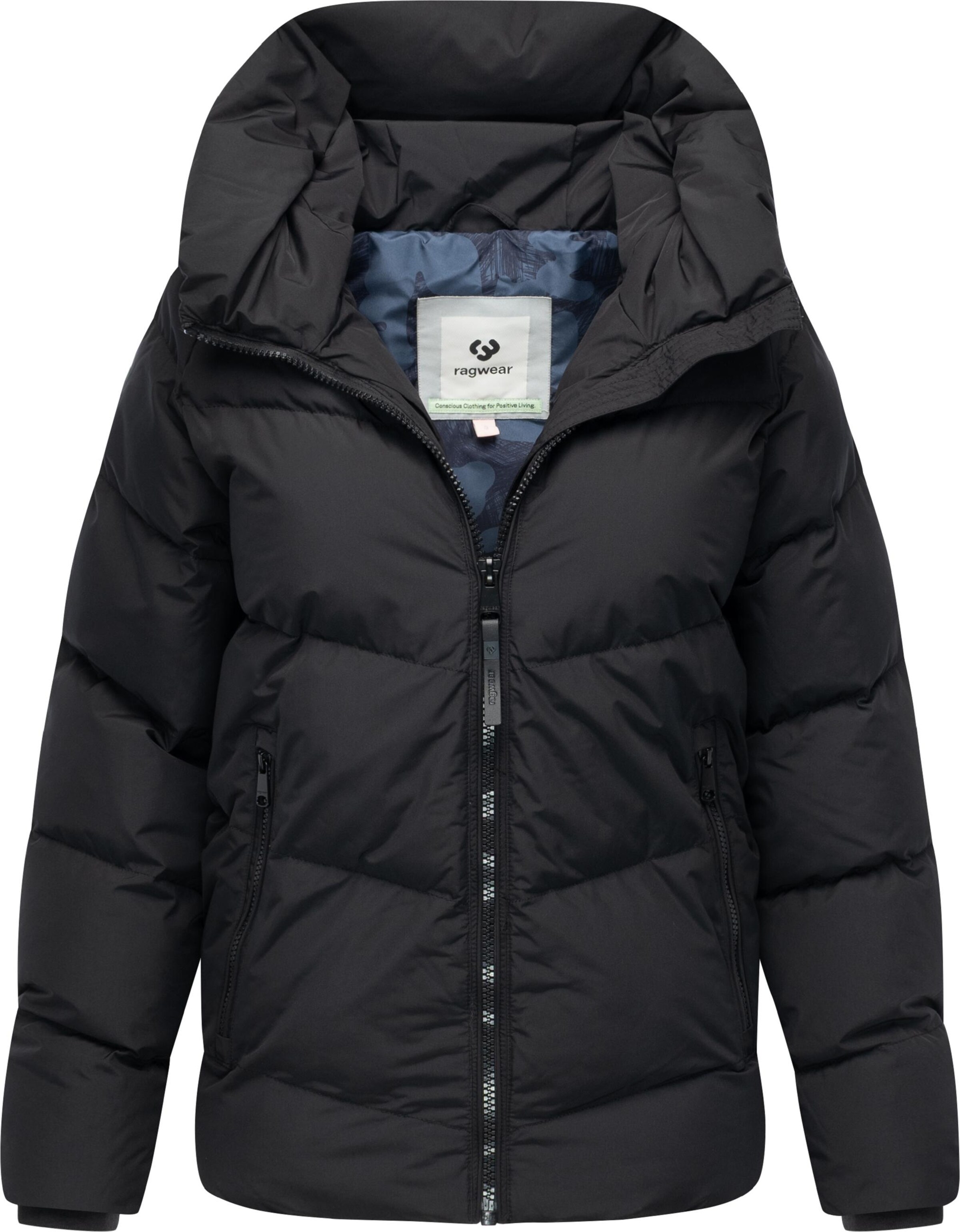 Ragwear Funktionsjacke 'Cessi' in Schwarz: Vorderseite