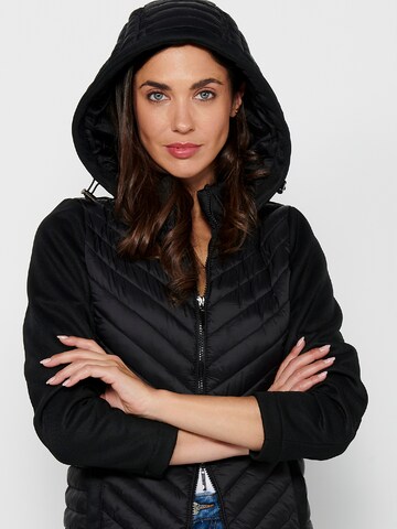 KOROSHI Übergangsjacke in Schwarz
