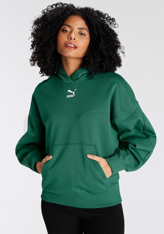 PUMA Sweatshirt 'Classics' in Groen