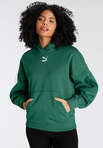 PUMA Sweatshirt 'Classics' i grønn