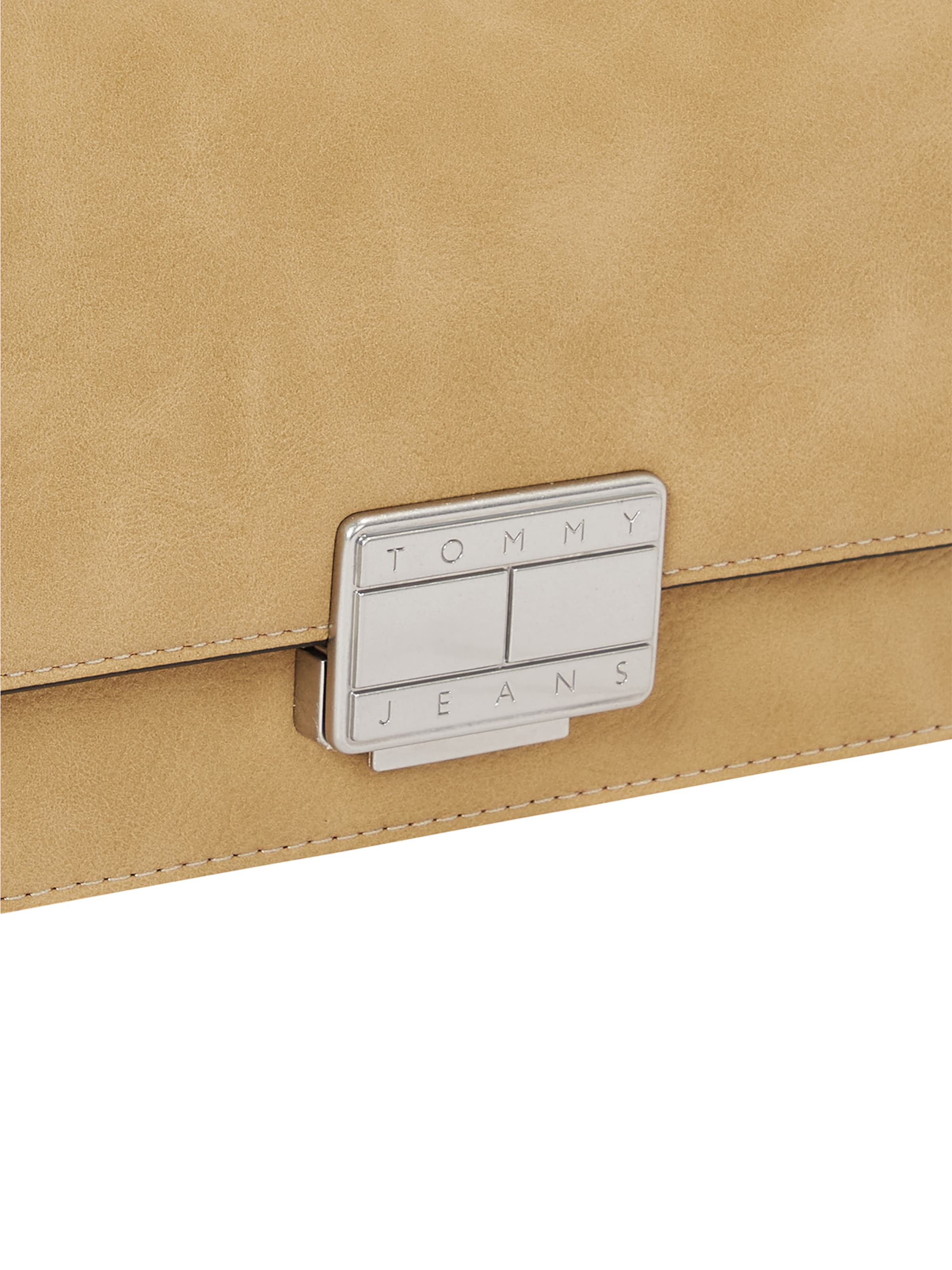 Tommy Jeans Наплечная сумка 'FASHIONISTA' в Бежевый: сверху