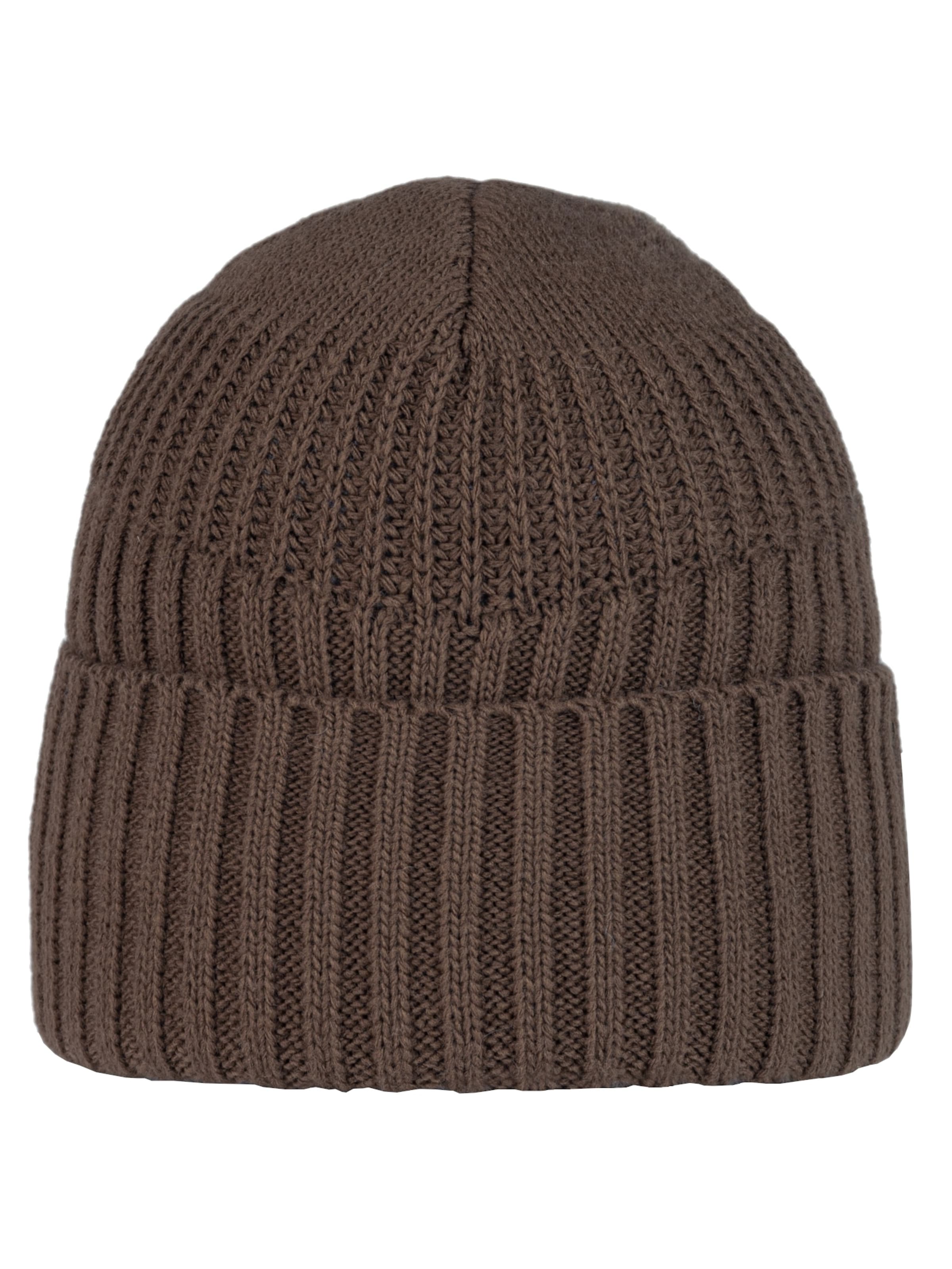 BUFF Beanie 'Buff Knitted Fleece Hat Beanie' in Brown: front
