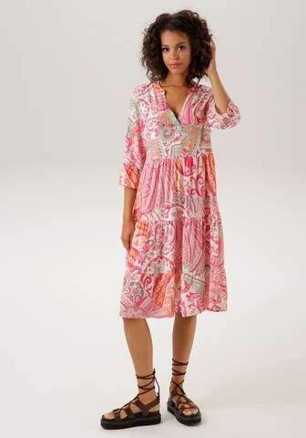 Aniston CASUAL Sommerkleid in Pink