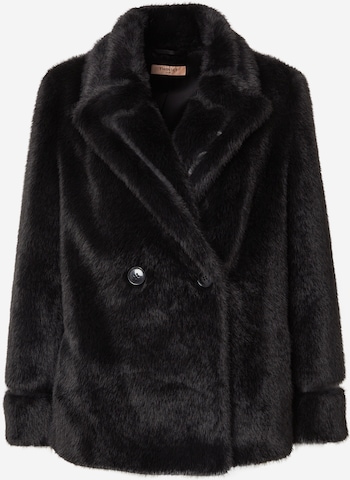 Twinset - Chaqueta de entretiempo en negro: frente