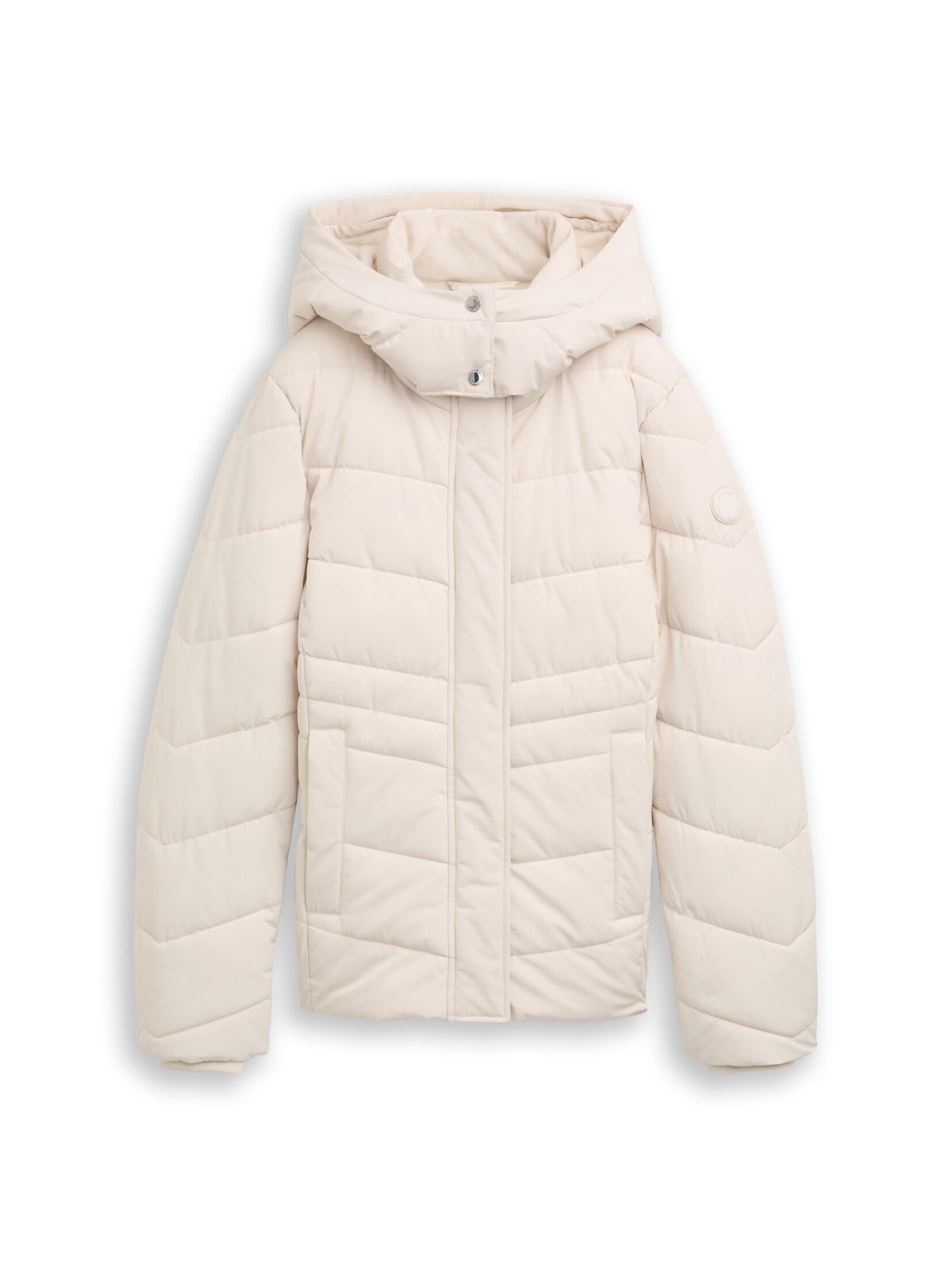 TOM TAILOR Winter jacket in White: front
