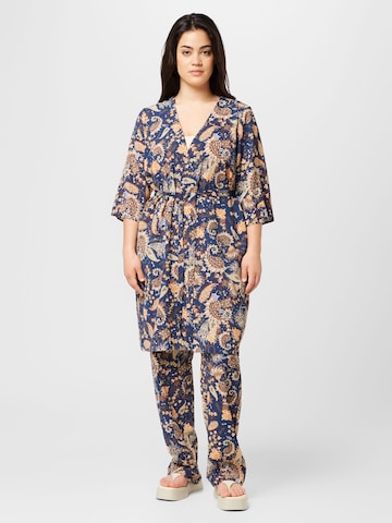 ONLY Carmakoma Kimono 'Luxiva' in Blauw: voorkant