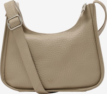 Borsa a spalla 'Hirsch' di VOi in beige: frontale