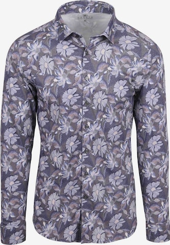DESOTO Button Up Shirt in Blue: front