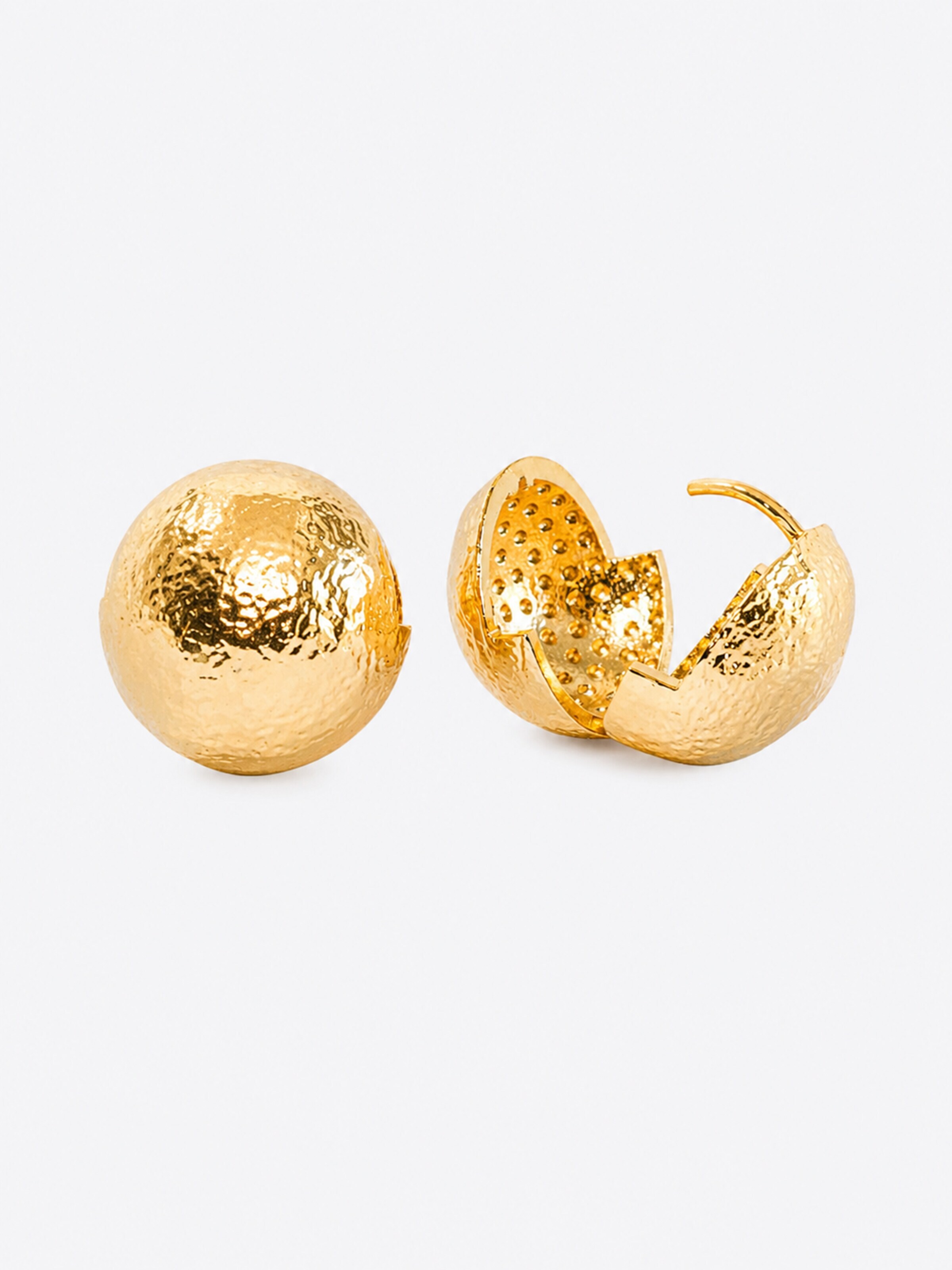 RteRme - Pendientes 'Oleana' en oro