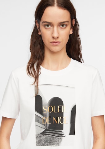 COMMA T-Shirt in Weiß