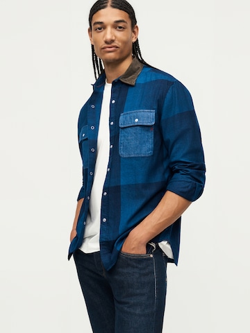 REPLAY Regular fit Πουκάμισο σε μπλε