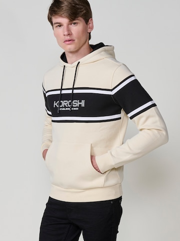 Sweat-shirt KOROSHI en blanc