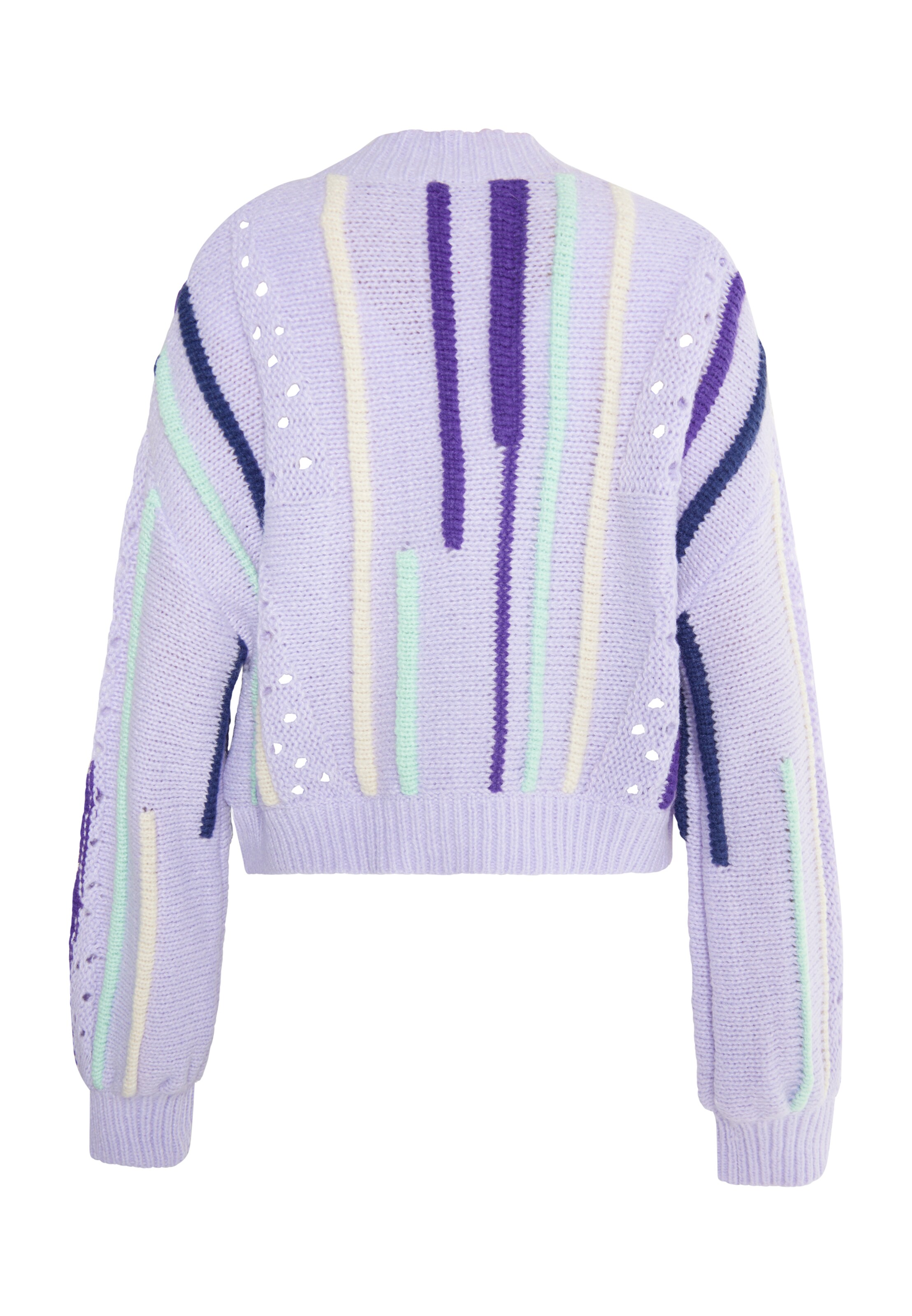 IZIA Neuletakki 'Eyota' värissä lila