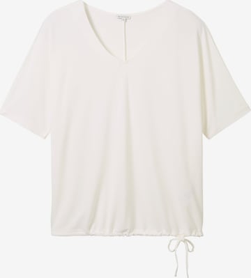Tom Tailor Women + T-shirt i vit: framsida