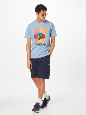 T-Shirt 'BOLIVAR' NAPAPIJRI en bleu