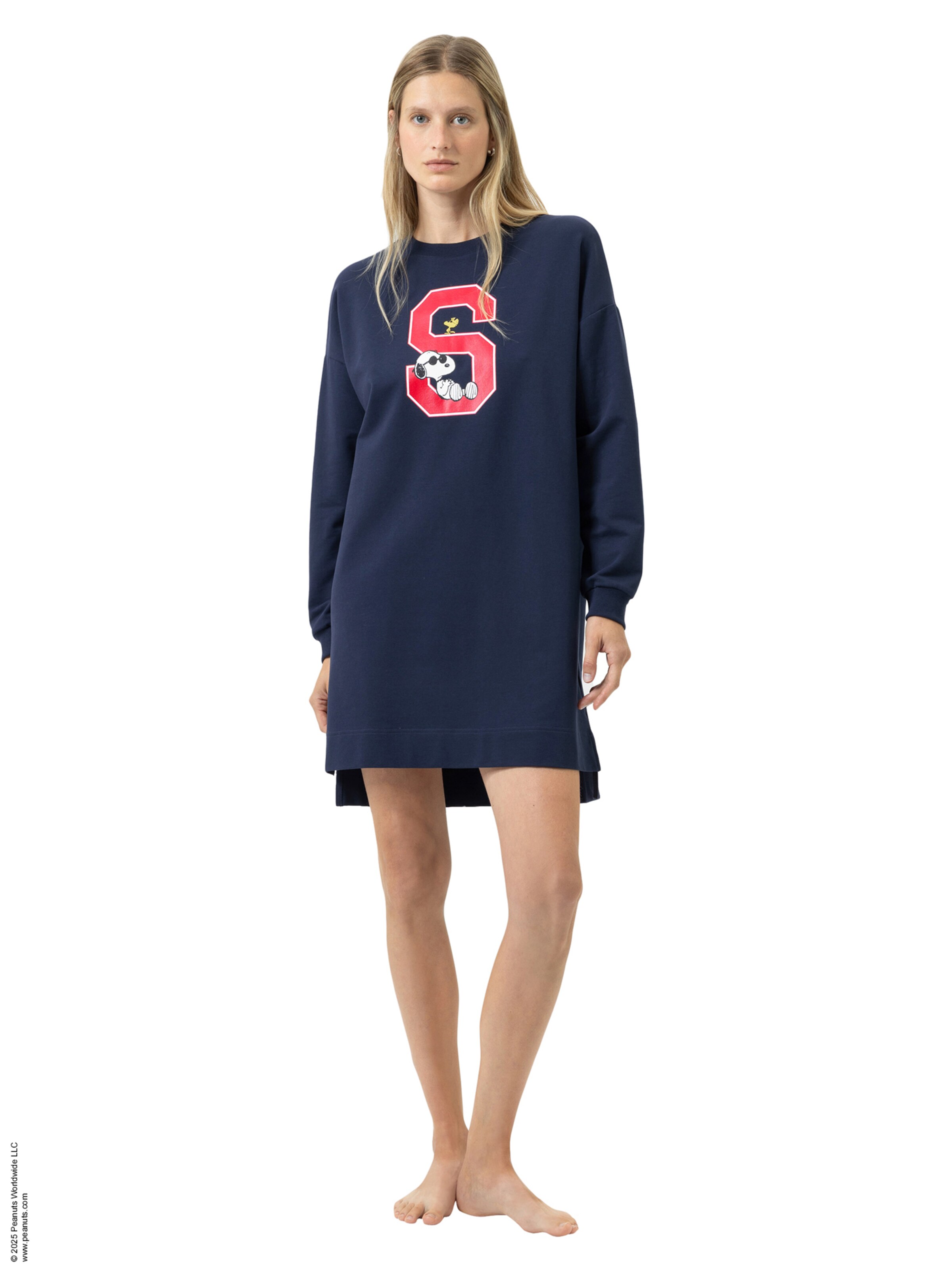 Mey Nightgown 'mey x Peanuts' in Blue