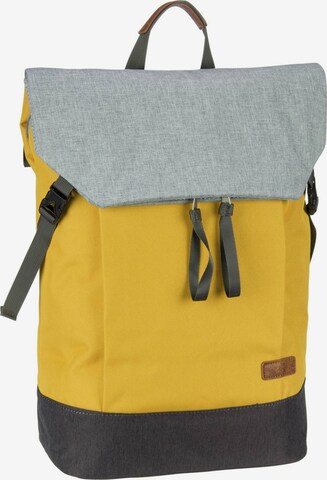 ZWEI Backpack in Yellow: front