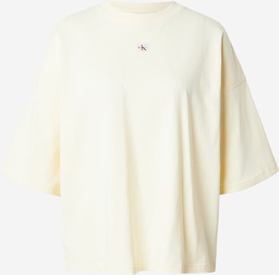 Marškinėliai iš Calvin Klein Jeans, spalva – vilnos balta, Prekių apžvalga