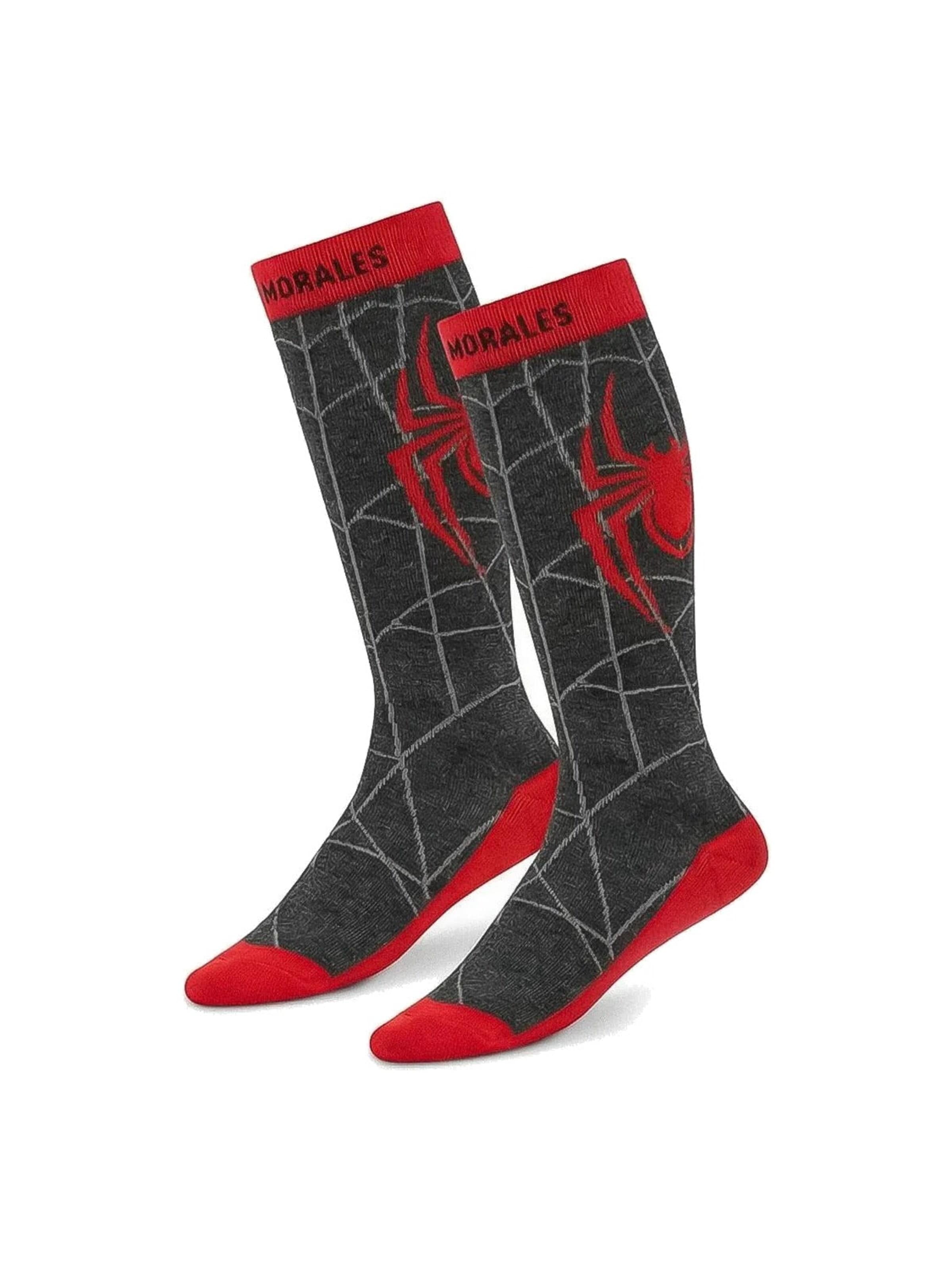 SPIDERMAN Sokken 'Marvel Spiderman Sokken Cadeauset 3 Paar Maat 38-45' in Zwart