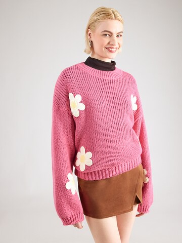 Hailys Sweater 'Be44lle' in Pink: front