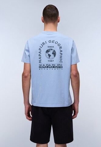 NAPAPIJRI T-Shirt 'S-Dati' in Blau: Vorderseite