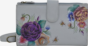 ANUSCHKA Wallet 'Floral Charm' in Mixed colors: front