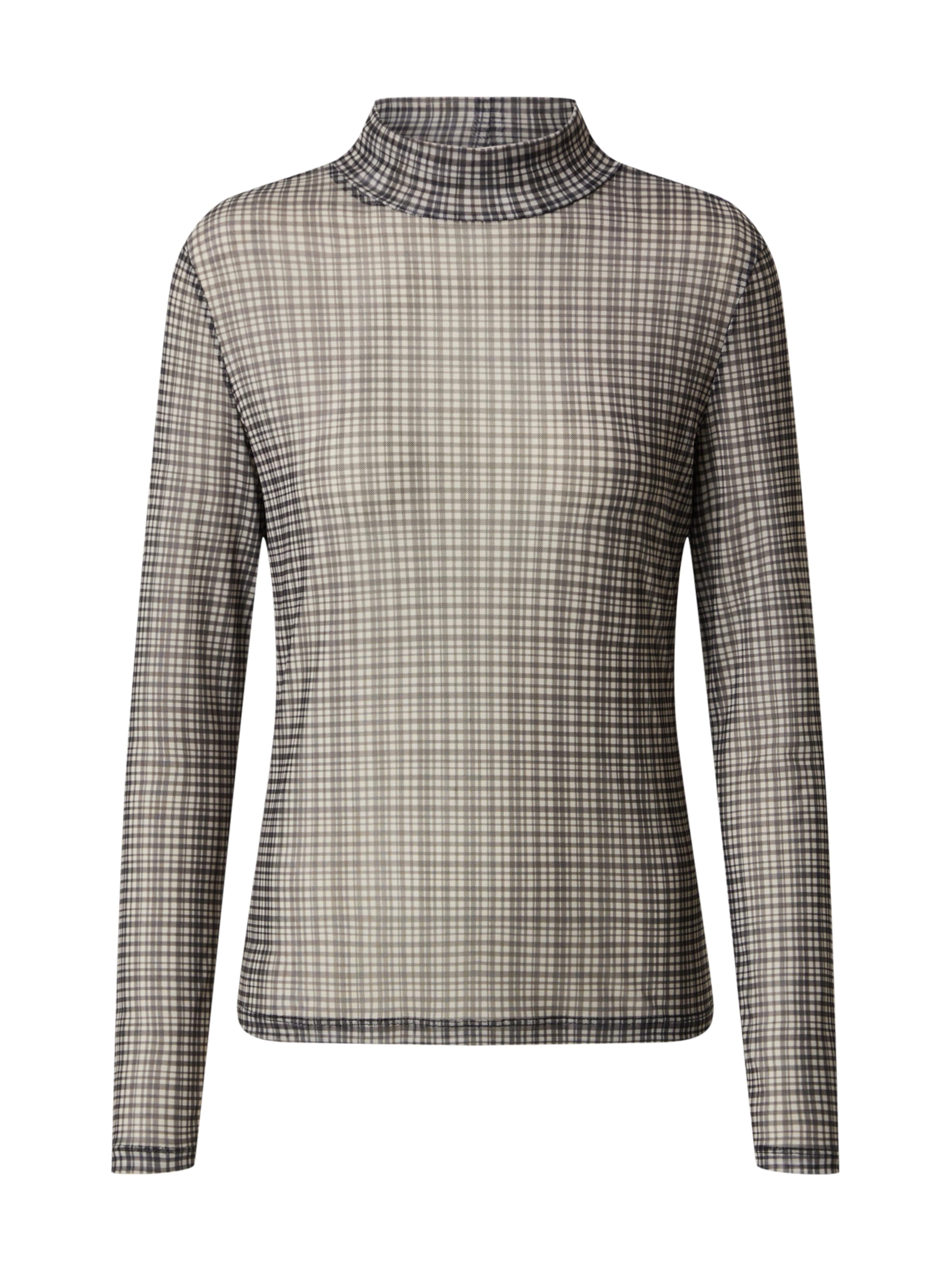 EDITED Shirt 'Fiore' in Schwarz: Vorderseite