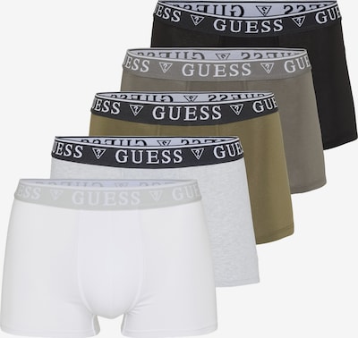 GUESS Bokserishortsit värissä beige / meleerattu harmaa / oliivi / musta, Tuotenäkymä