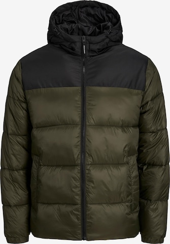 Veste mi-saison 'Toby' JACK & JONES en vert : devant