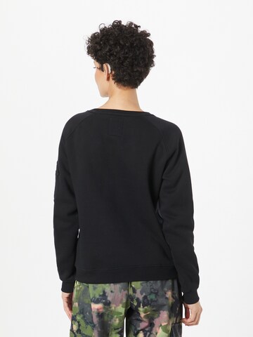 ALPHA INDUSTRIES Sweatshirt in Schwarz