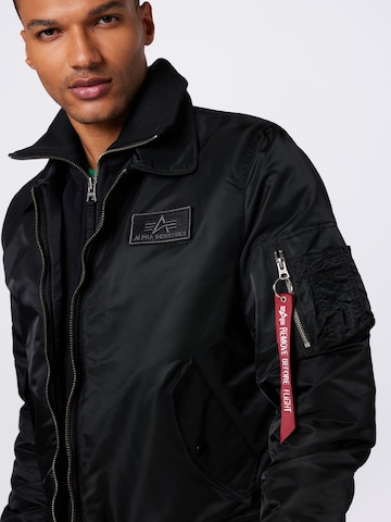 ALPHA INDUSTRIES Between-season jacket 'CWU Jet Blast' in Black