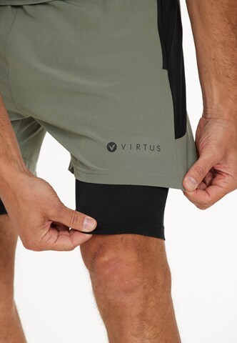 Virtus Regular Workout Pants 'Dylan' in Green