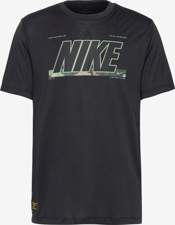 NIKE Funktionsshirt in Schwarz: predná strana