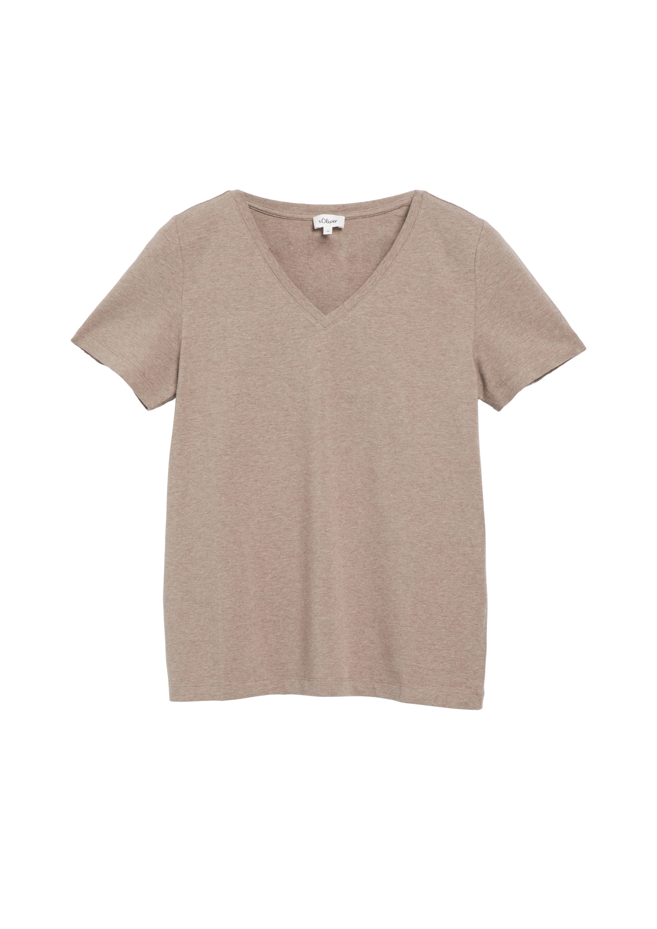 T-shirt s.Oliver en marron : devant
