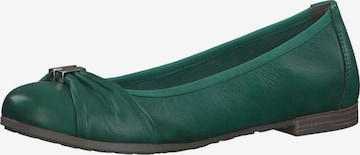 MARCO TOZZI Ballet Flats in Green: front