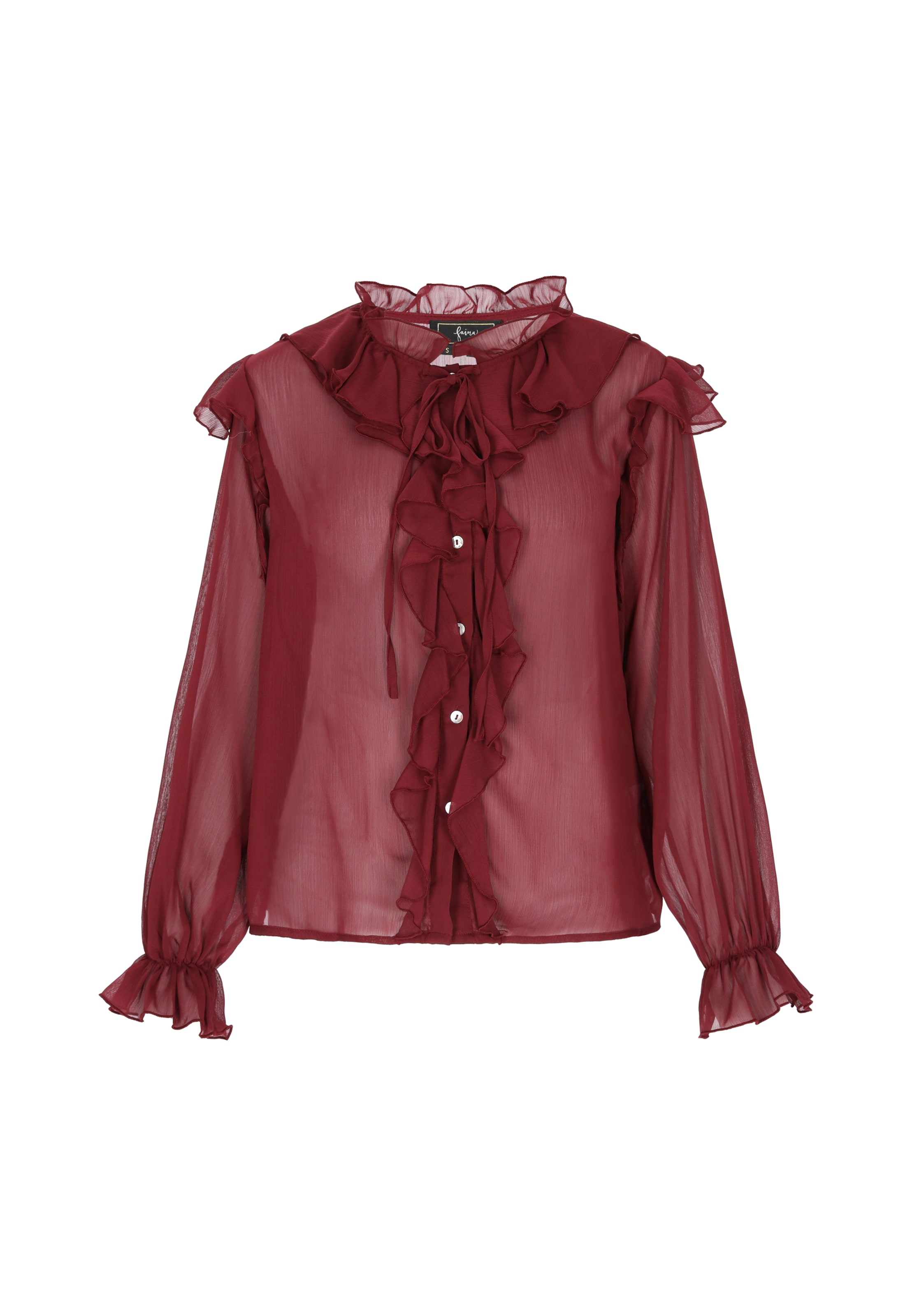 faina - Blusa en rojo: frente