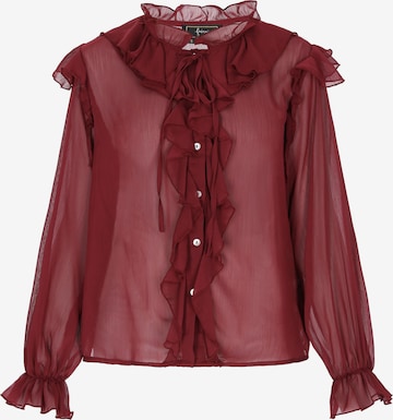 faina - Blusa en rojo: frente