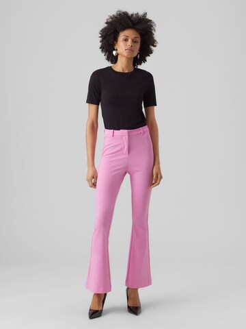 VERO MODA Flared Broek in Roze