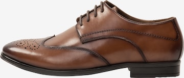 Chaussure à lacets DreiMaster Klassik en marron : devant
