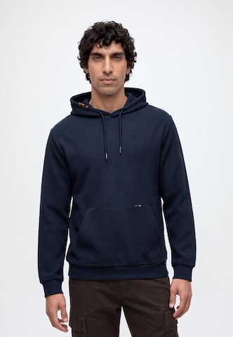 INDICODE JEANS Majica 'Zarside' | modra barva: sprednja stran