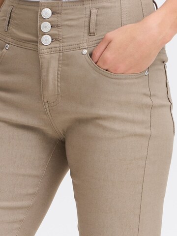Fransa Skinny Trousers ' FRZalin ' in Brown