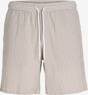 JACK & JONES Pants 'CALEB' in Beige: front