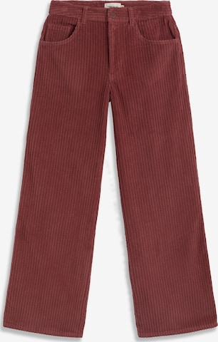 Thinking MU Loosefit Hose 'Hedda' in Rot: Vorderseite