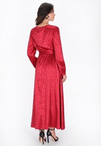 faina - Vestido em vermelho