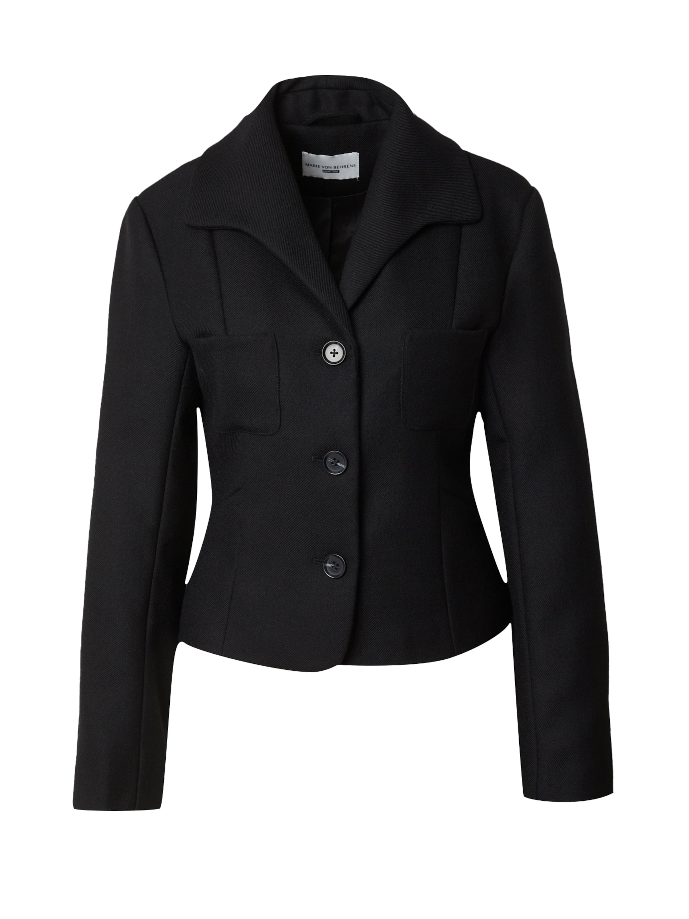 Blazer &#x27;Nova&#x27; di ABOUT YOU x Marie von Behrens in nero: frontale