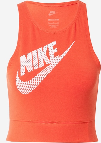 Haut Nike Sportswear en rouge : devant