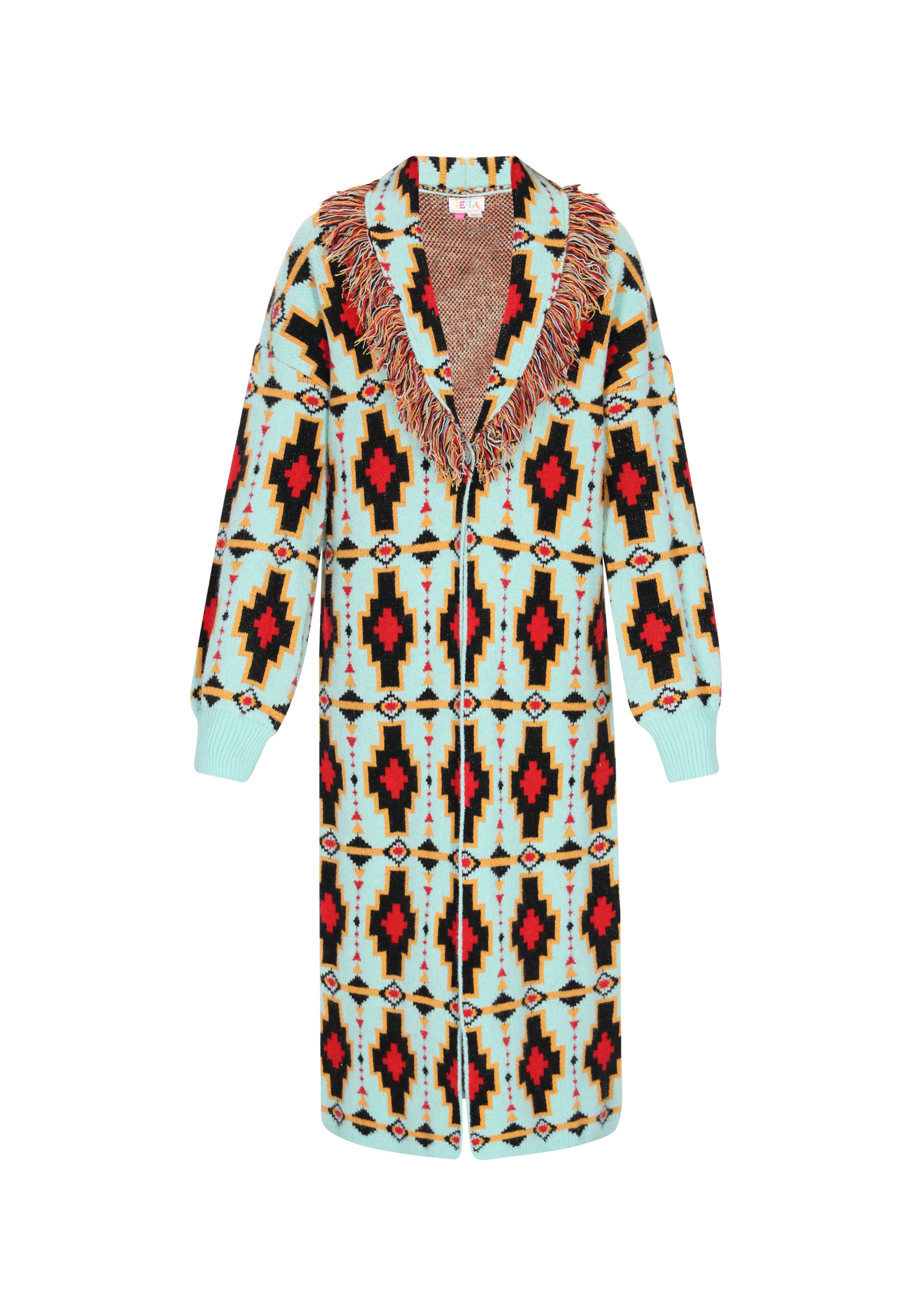 IZIA Kardigan, värv roheline: eest vaates