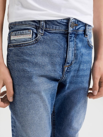 WE Fashion Slimfit Jeans in Blauw