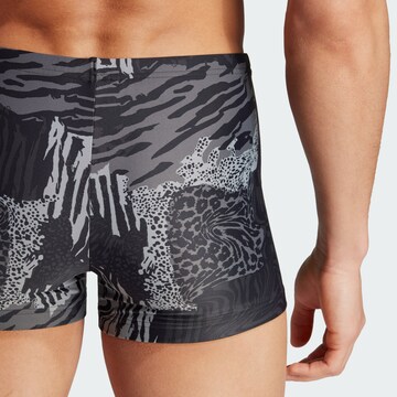 ADIDAS PERFORMANCE Sportbadehose 'Performance Graphic' in Grau